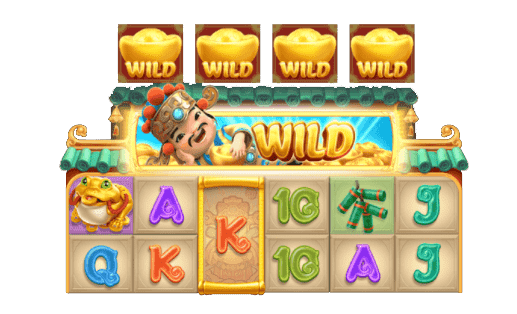 รางวัลจากสัญลักษณ์ Wilf มอบแจกโบนัสจากเกม Caishen Wins