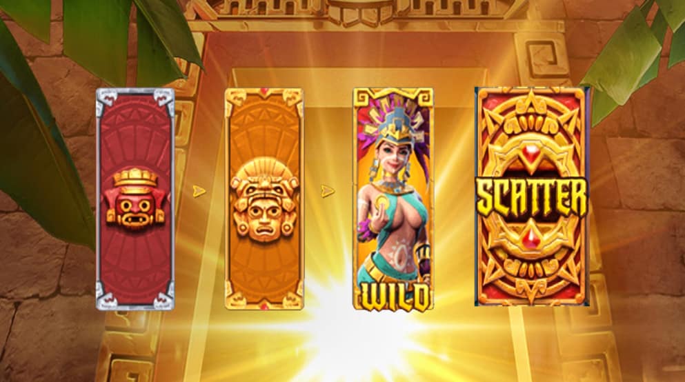 เปลี่ยนค่าสัญลักษณ์ Treasures of Aztec เป็น Wild