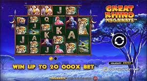 วิธีเล่นเกมหมุนรางวัล Great Rhino Megaways